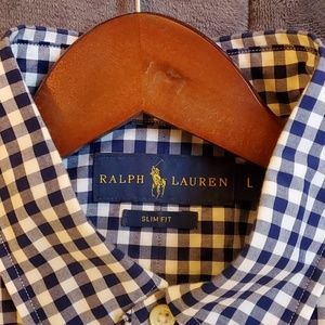 Ralph Lauren Gingham Style Dress Shirt